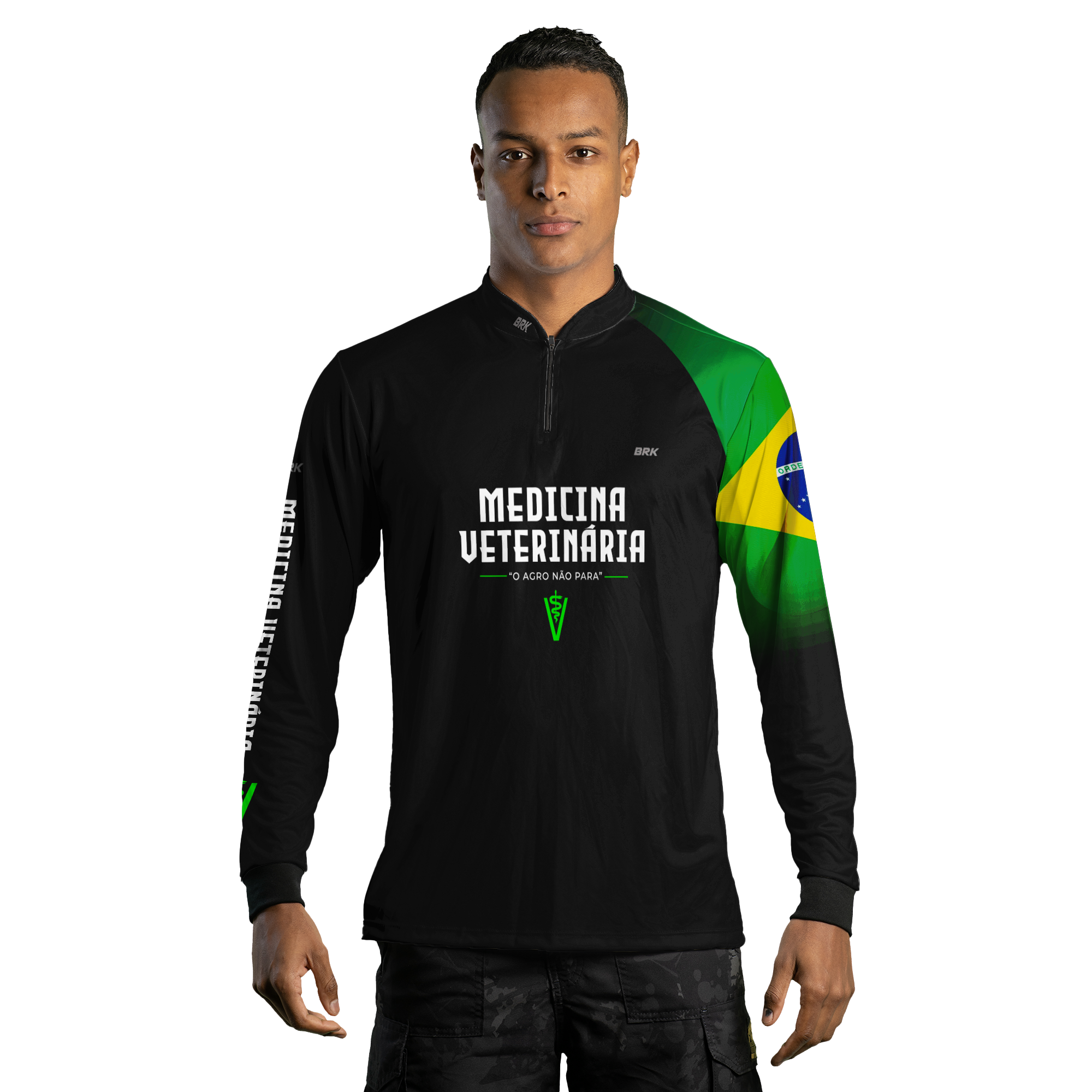 Camisa Agro Brk Medicina Veterinária com Proteção Solar UV50+ - Brk Agro