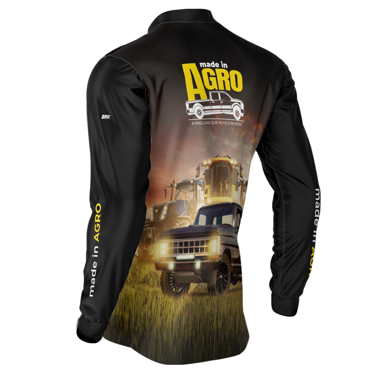 Camisa Agro Brk Caminhonete F1000 com Proteção Solar UV50+ - BRK AGRO