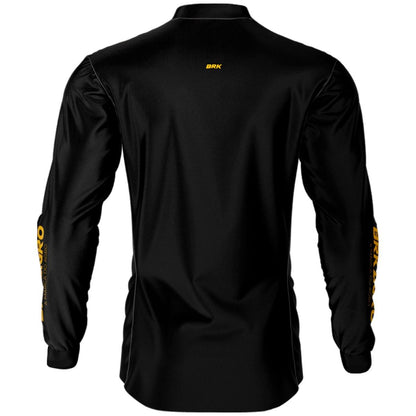 Camisa Agro Brk Clean Preta com Proteção Solar UV50+ Envio Imediato - Brk Agro