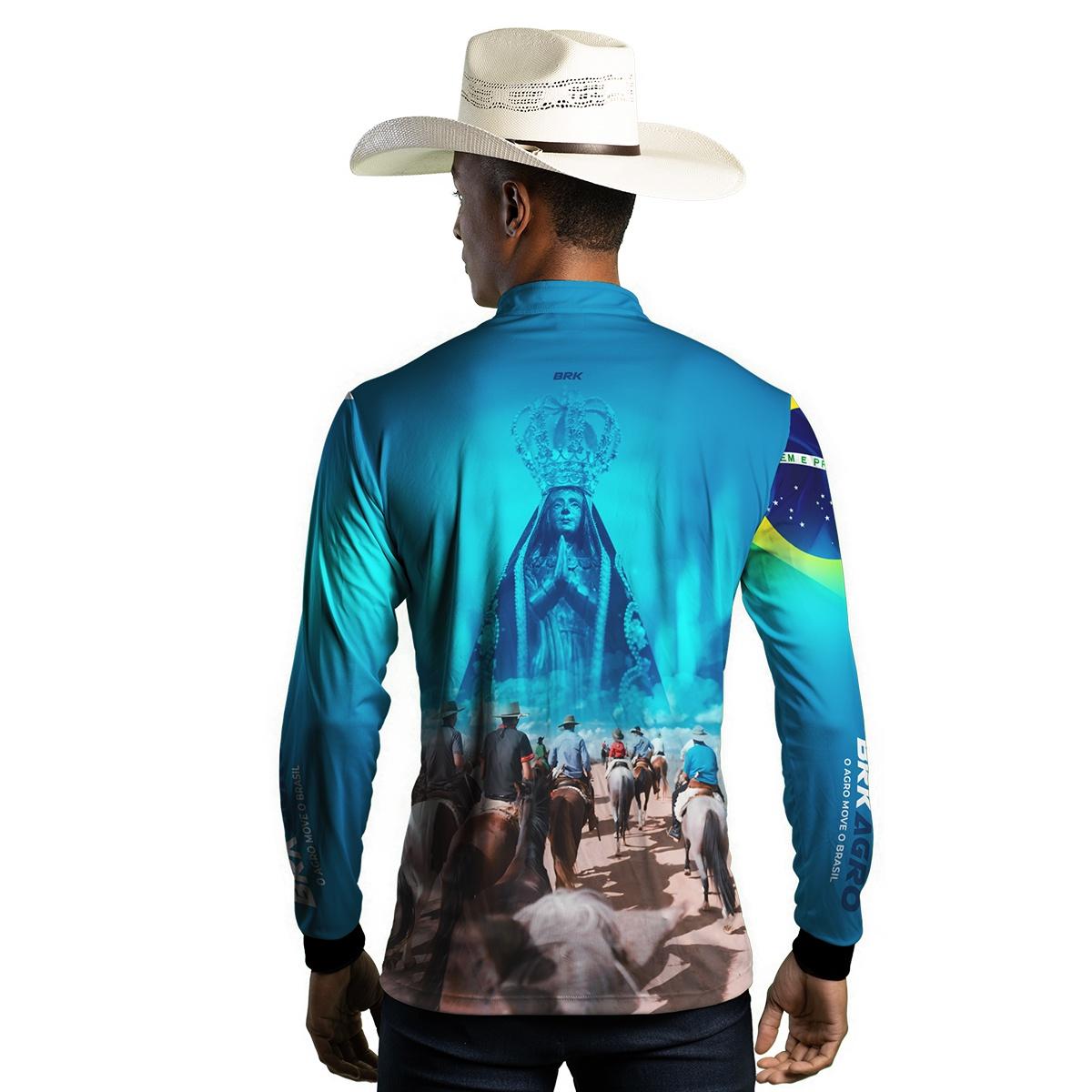 Camisa Agro Brk Cavalgada Devoto Nossa Senhora com UV50+ - BRK AGRO