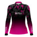 Camisa Agro Brk Feminina Preta e Rosa com Proteção Solar UV50+ - Brk Agro
