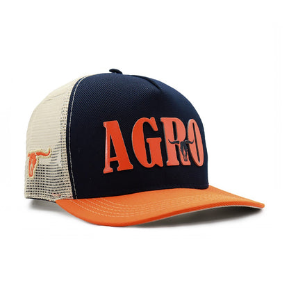 Boné Trucker Brk Agro Laranja - Brk Agro