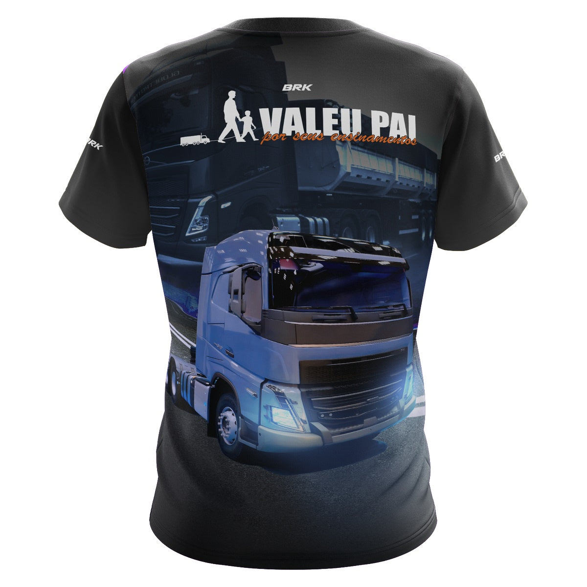 Camiseta Agro Brk Valeu Pai por Seus Ensinamentos com Proteção Solar UV50+ - Brk Agro