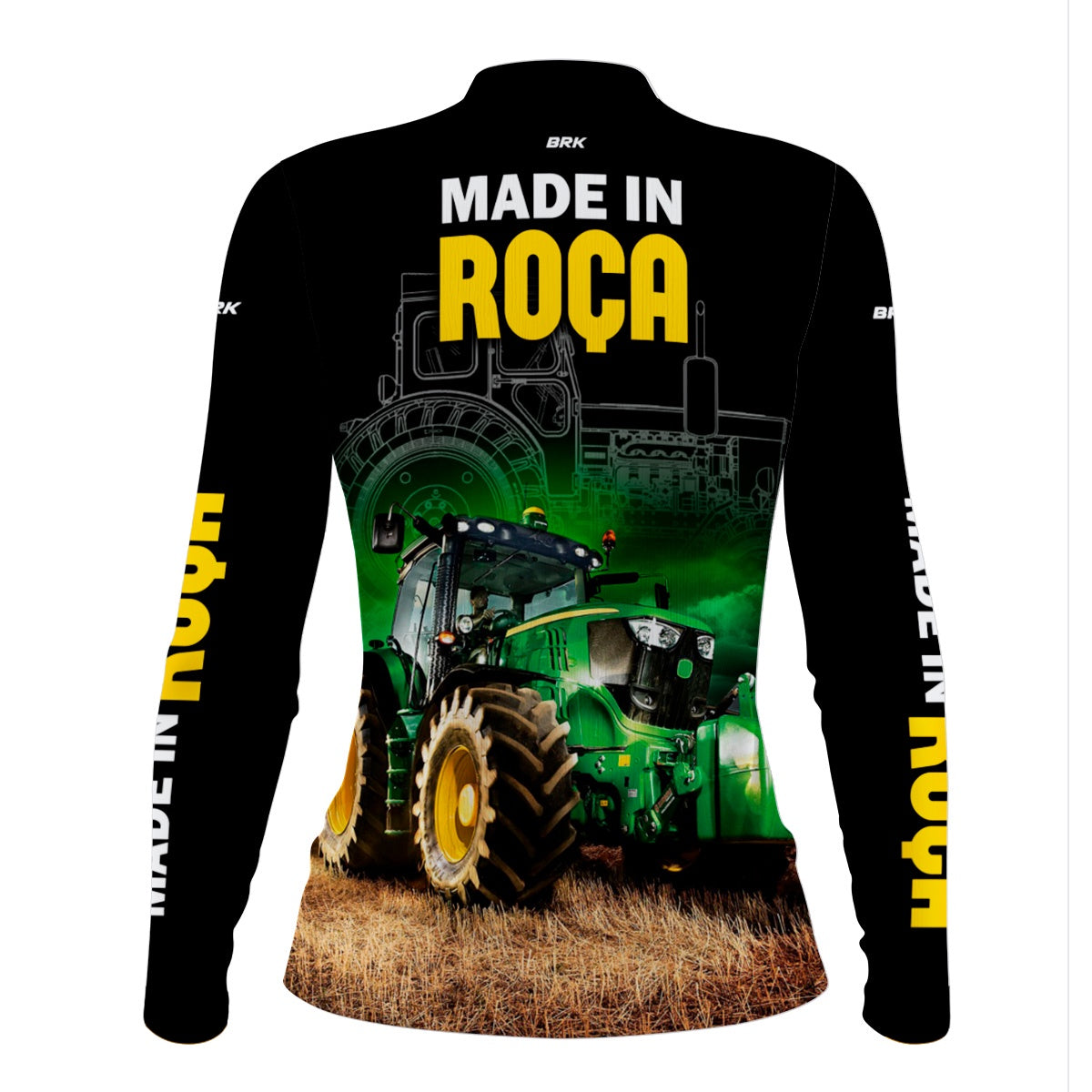 Camisa Feminina Agro Brk Made in Roça com Proteção Solar UV50+ - Brk Agro