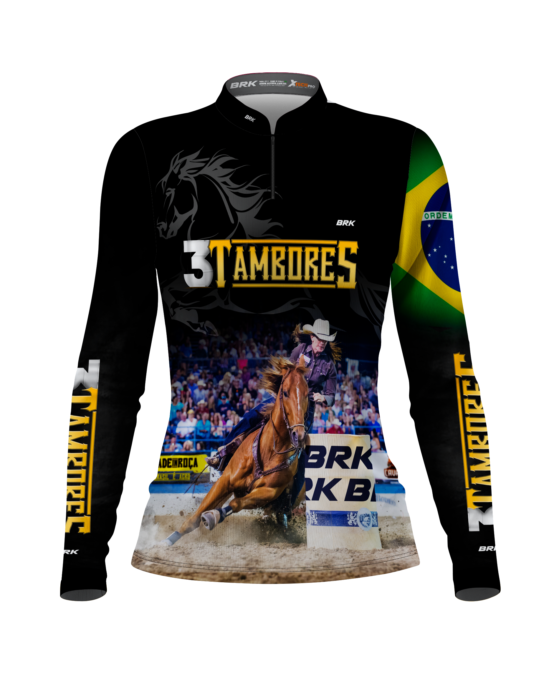 Camisa Agro Brk Três Tambores com Proteção Solar UV50+ - BRK AGRO