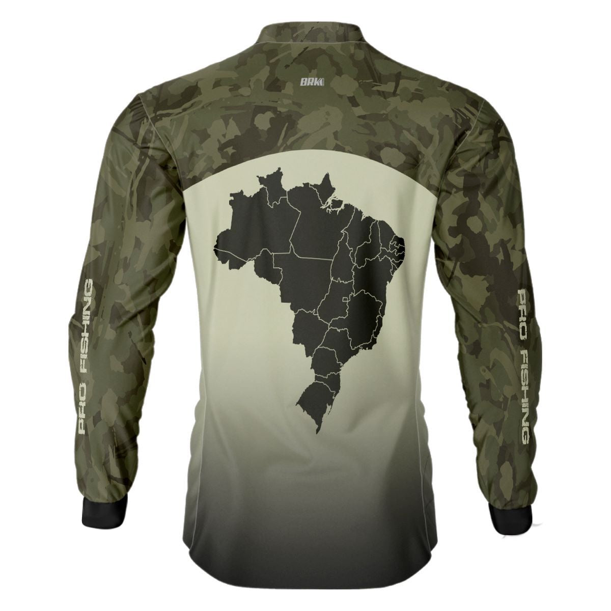 Camisa de Pesca Brk Compass Camuflado com Proteção Solar UV50+ - Brk Agro