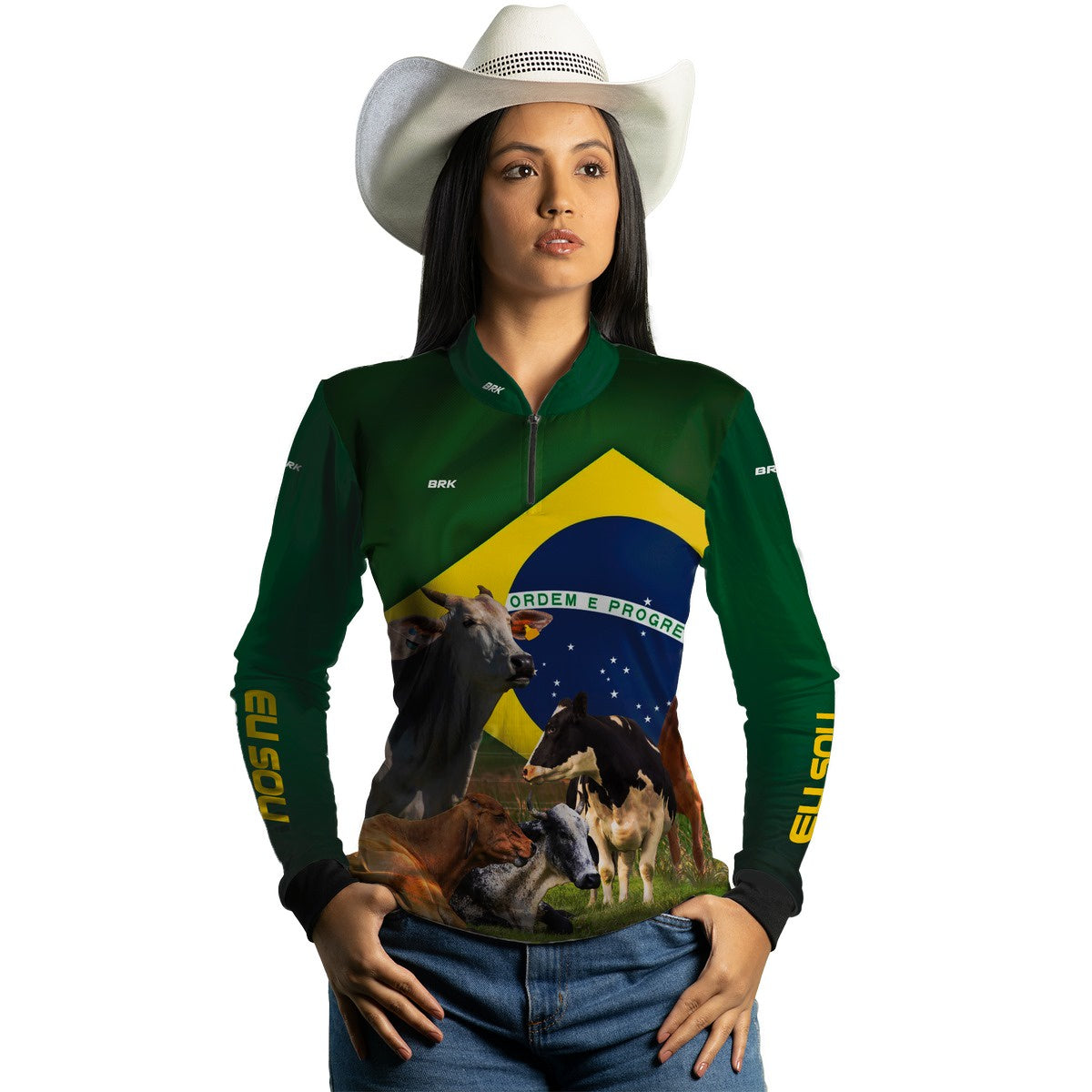 Camisa Agro Brk Eu Sou Do Agro com Proteção Solar UV50+ - BRK AGRO