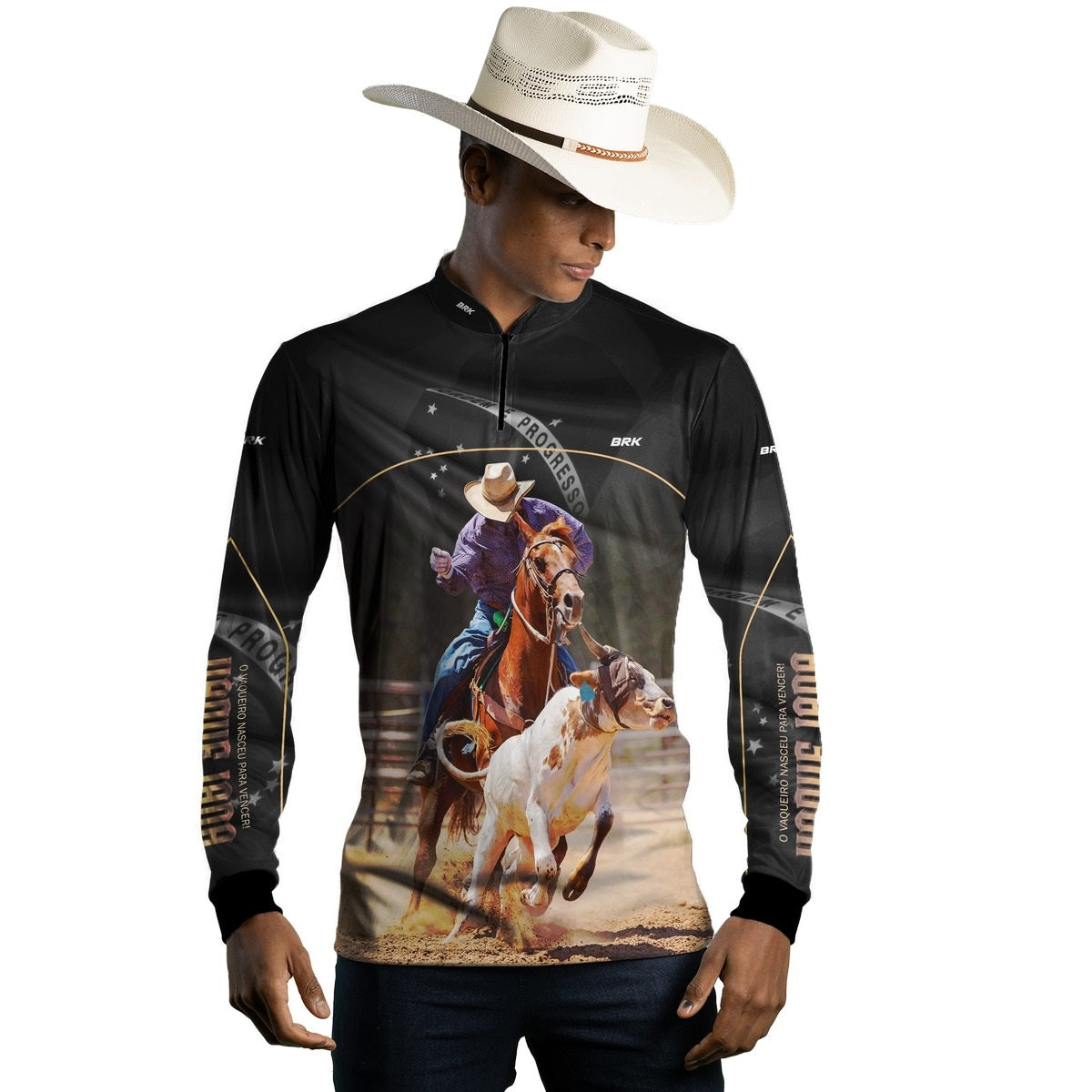 Camisa Agro Brk Vaquejada com Proteção Solar UV50+ - BRK AGRO