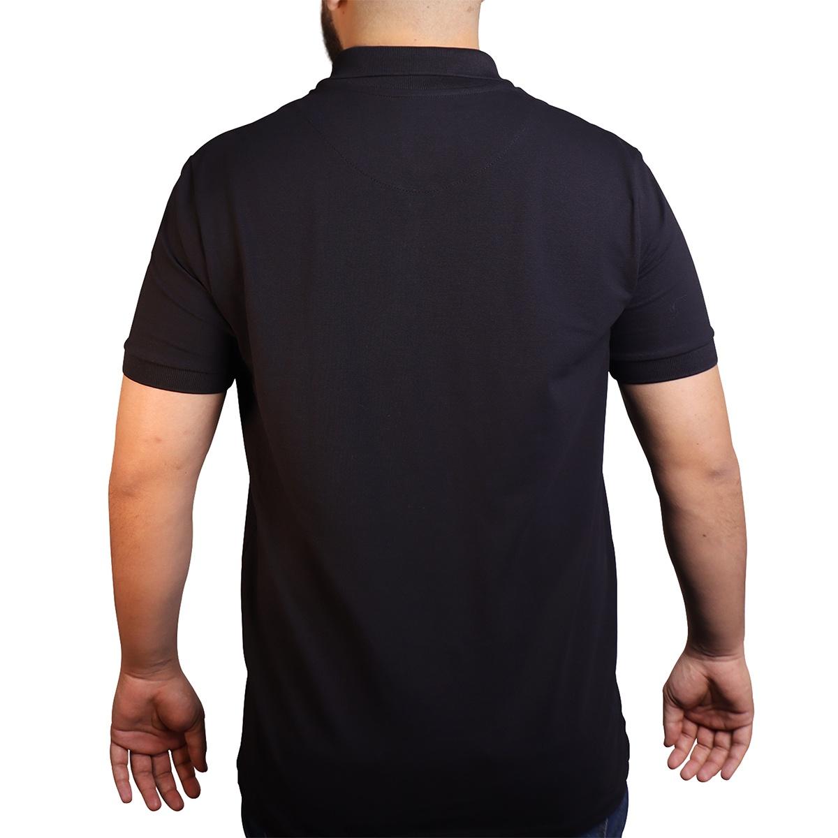 Camisa Polo Piquet Pima Com Elastano Lisa Brk - Preto - Brk Agro