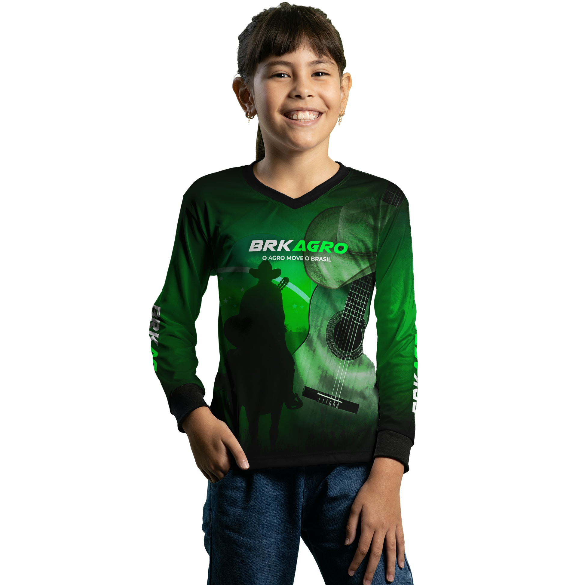 Camisa Agro Brk Country Violeiro com UV50+ - BRK AGRO