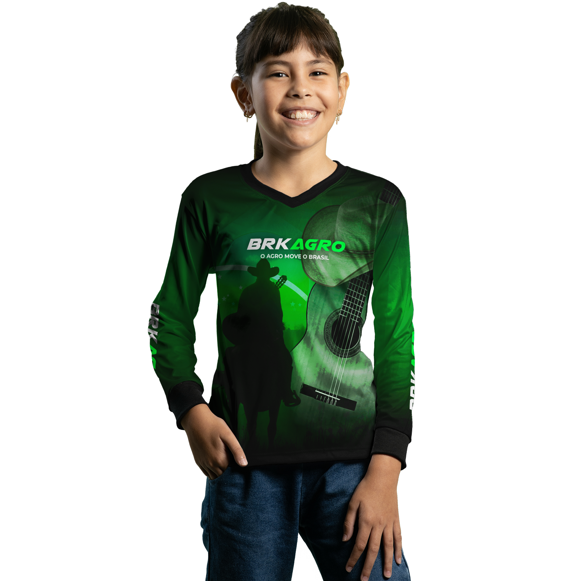 Camisa Agro Brk Country Violeiro com UV50+ - BRK AGRO