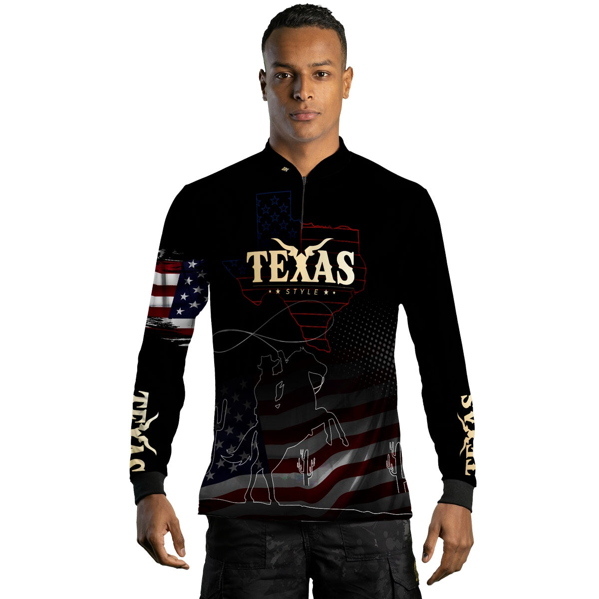 Camisa Agro Brk Texas Estados Unidos com UV50+ - Brk Agro