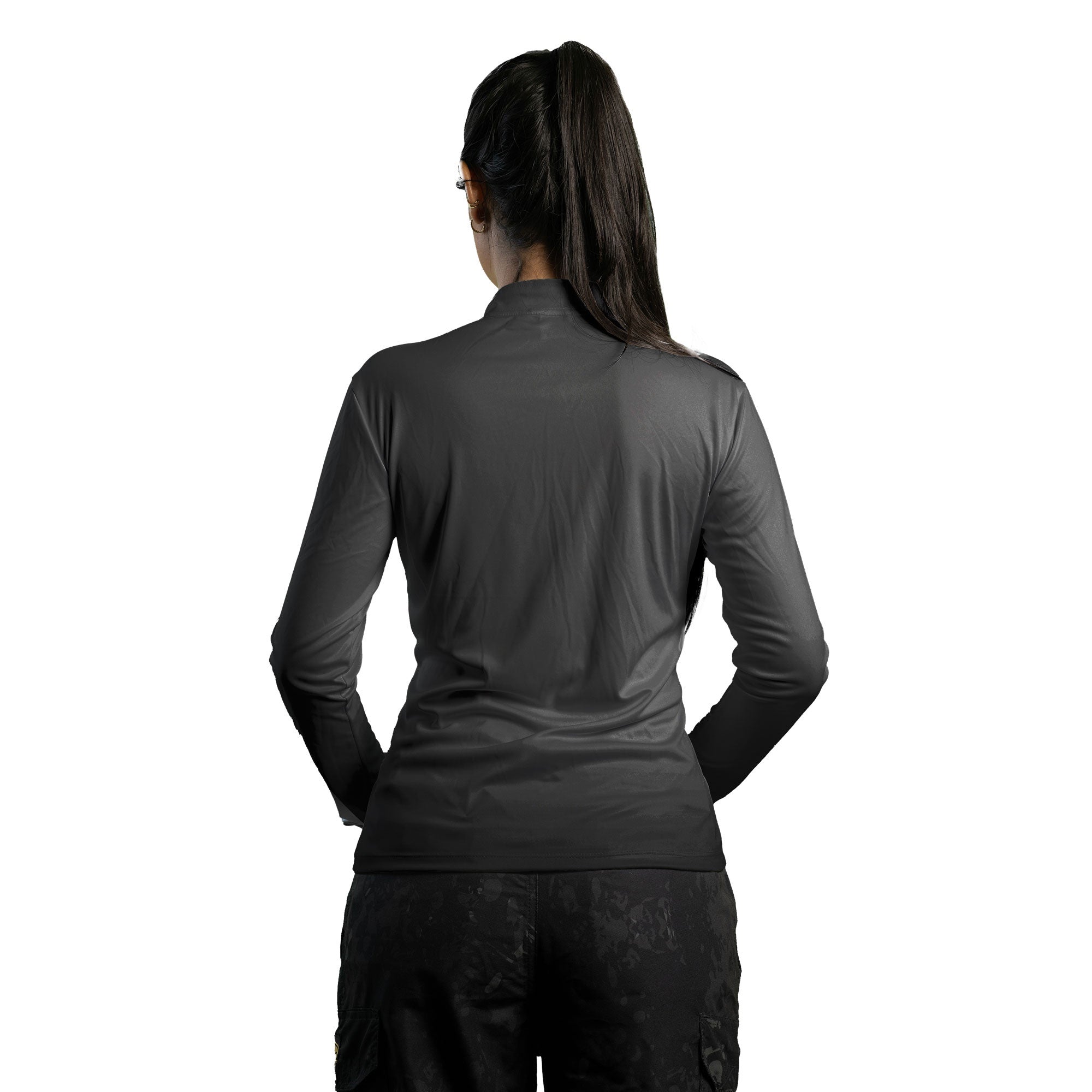 Camisa Feminina Agro Brk Unissex Basic Cinza com Proteção Solar UV50+ - Brk Agro