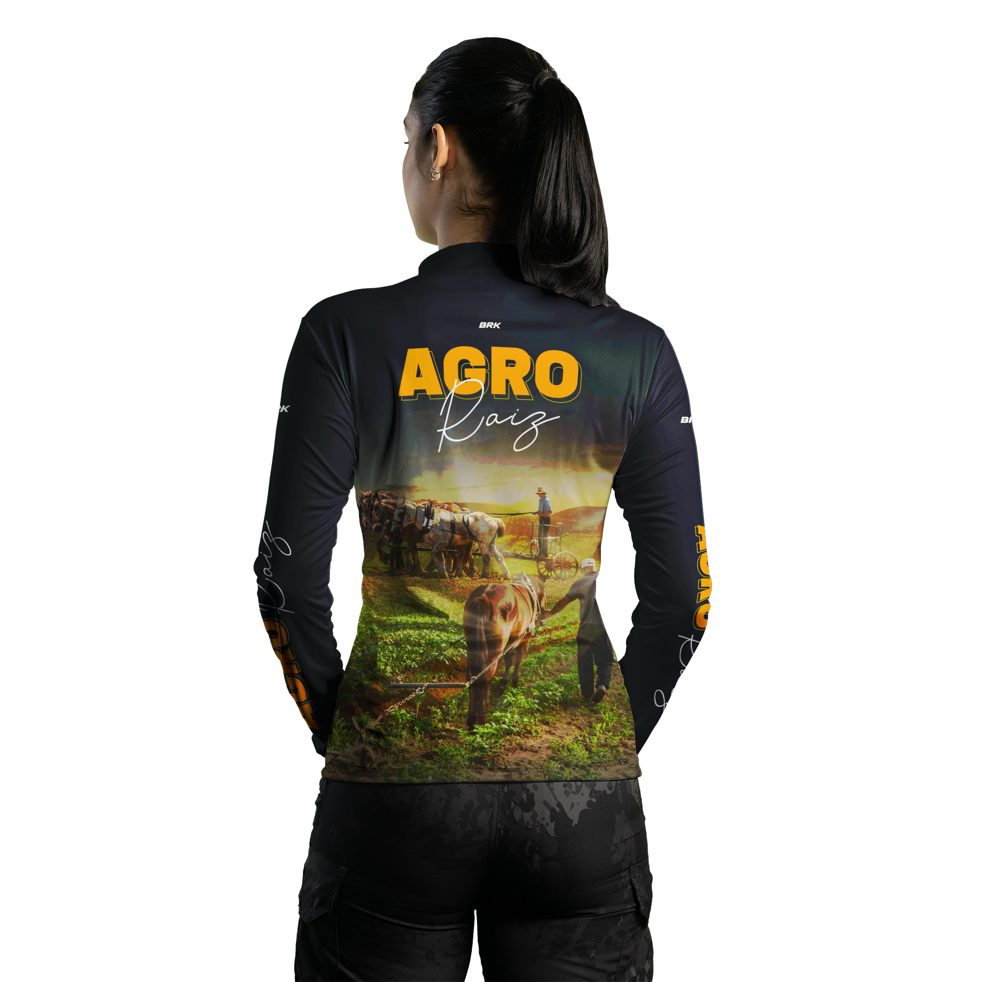 Camisa Agro Brk Agro Raíz com UV50+ - BRK AGRO