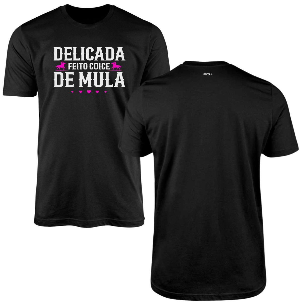 Camiseta Agro Brk Delicada Feito Coice de Mula com Algodão Premium - Brk Agro