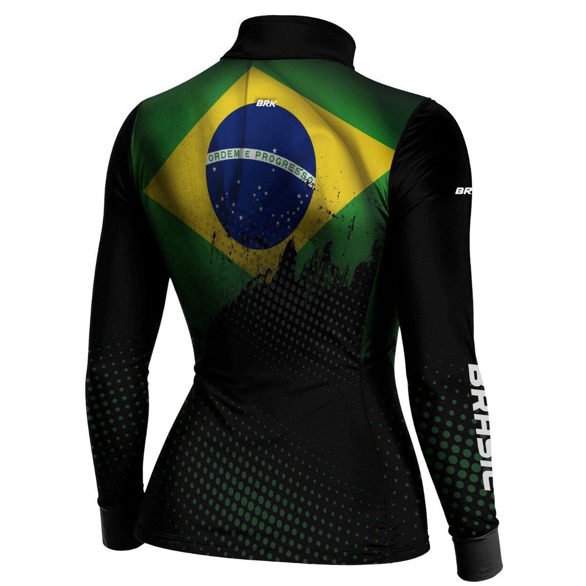 Camisa Feminina Agro Brk Bandeira do Brasil com Proteção Solar UV50+ - Brk Agro