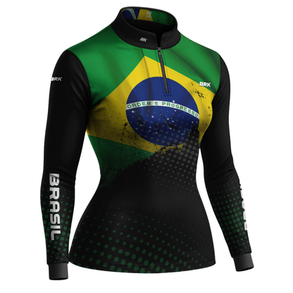 Camisa Brk Brasil com Proteção UV50 Envio Imediato - Brk Agro
