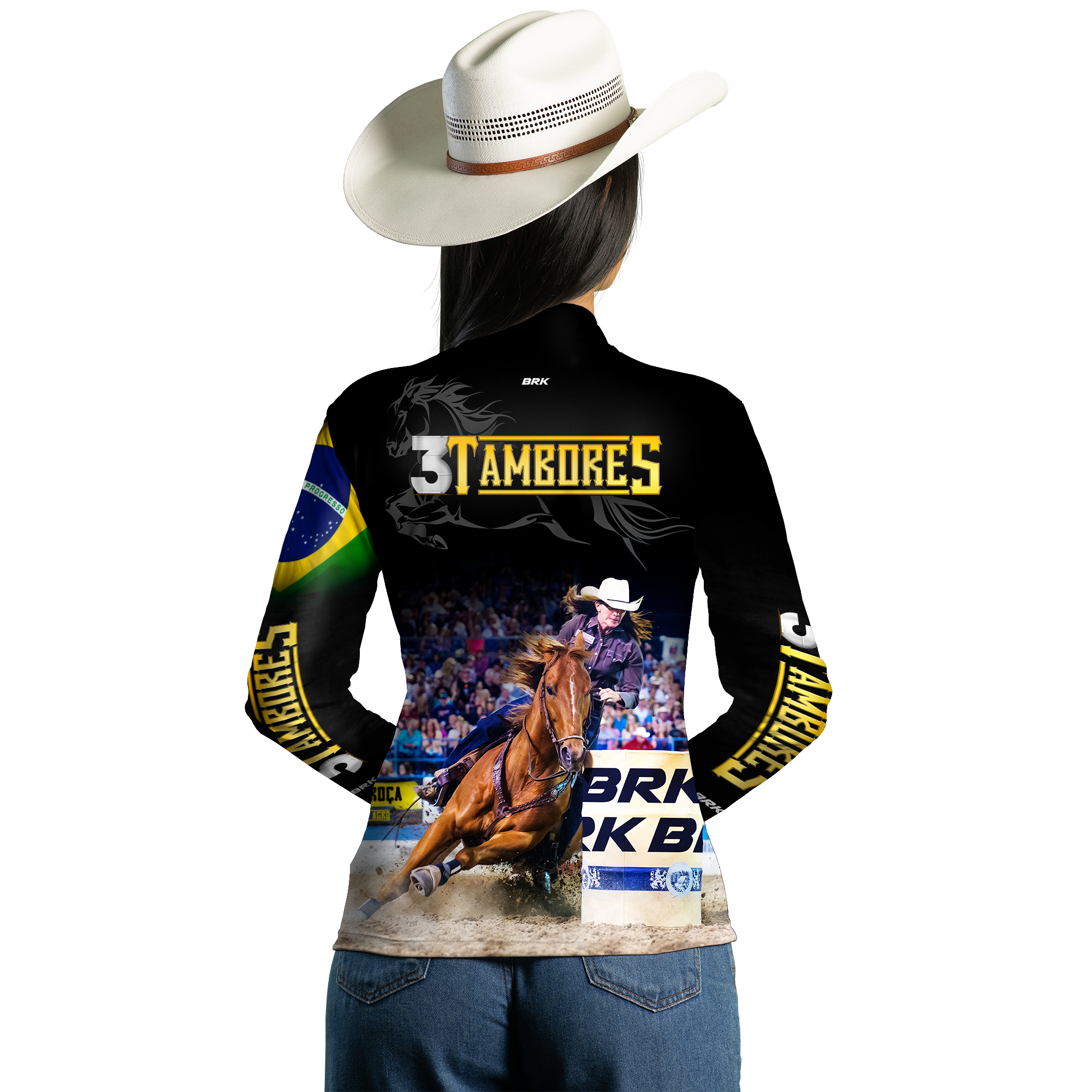 Camisa Agro Brk Três Tambores com Proteção Solar UV50+ - BRK AGRO