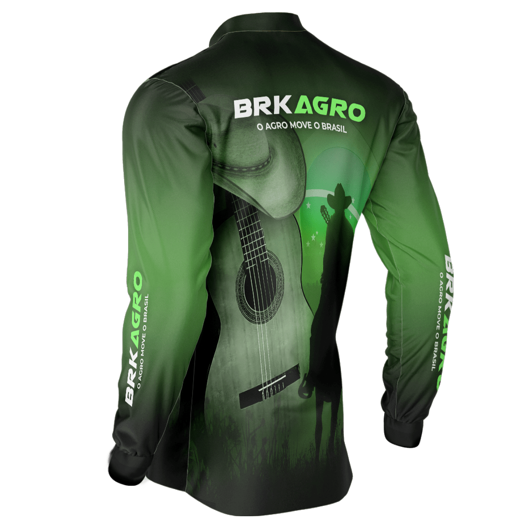 Camisa Agro Brk Country Violeiro com UV50+ - BRK AGRO