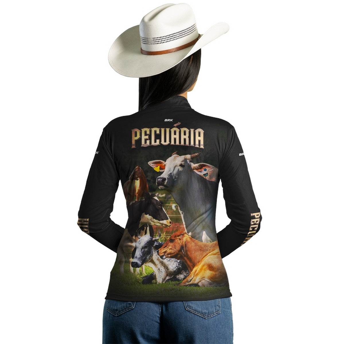 Camisa Agro Brk Pecuária com Proteção Solar UV50+ - BRK AGRO