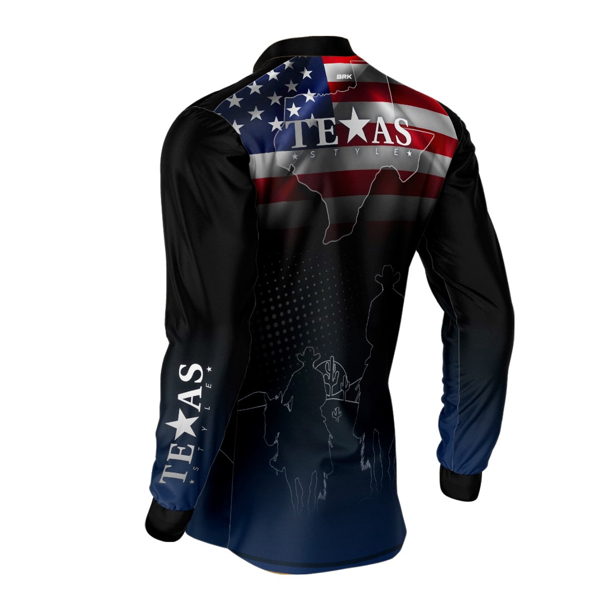 Camisa Agro Brk Texas Bandeira Estados Unidos com UV50+ - Brk Agro
