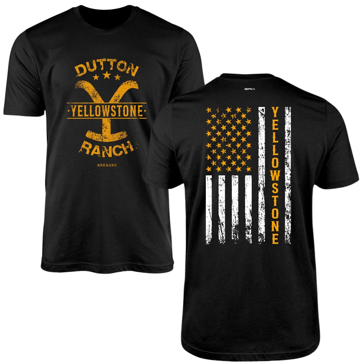 Camiseta Agro Brk Yellowstone Flag com Algodão Premium - Brk Agro