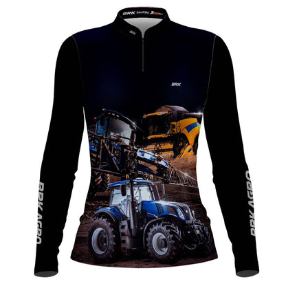 Camisa Agro Brk Maquinário Agrícola com Proteção Solar UV50+ - Brk Agro
