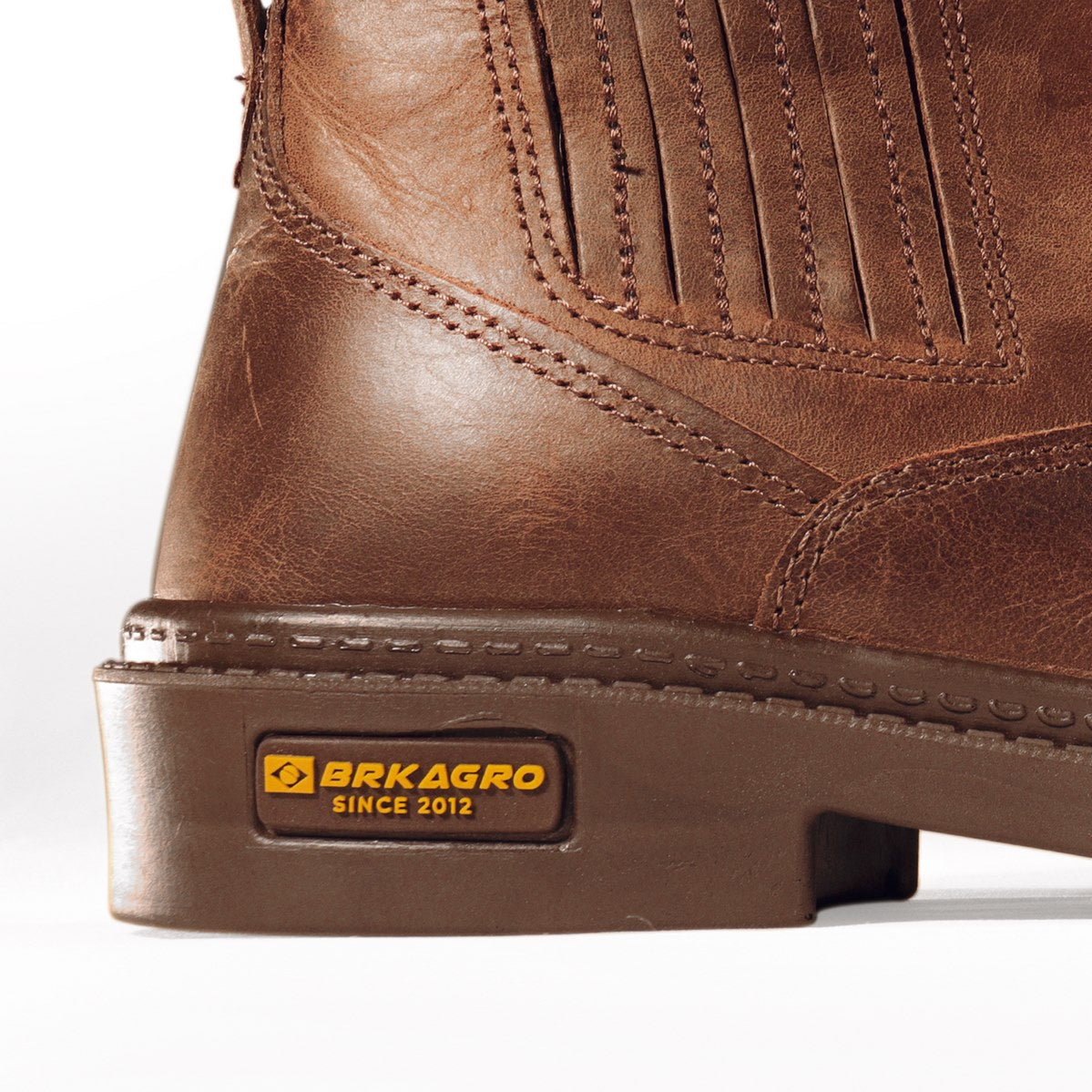 Botina Brk Texas Brown - Couro Legítimo - Brk Agro