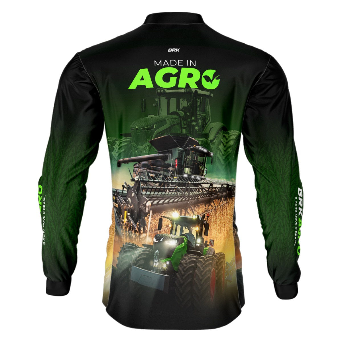 Camisa Agro Brk Made in Agro Produtor de Soja com Proteção Solar UV50+ - Brk Agro