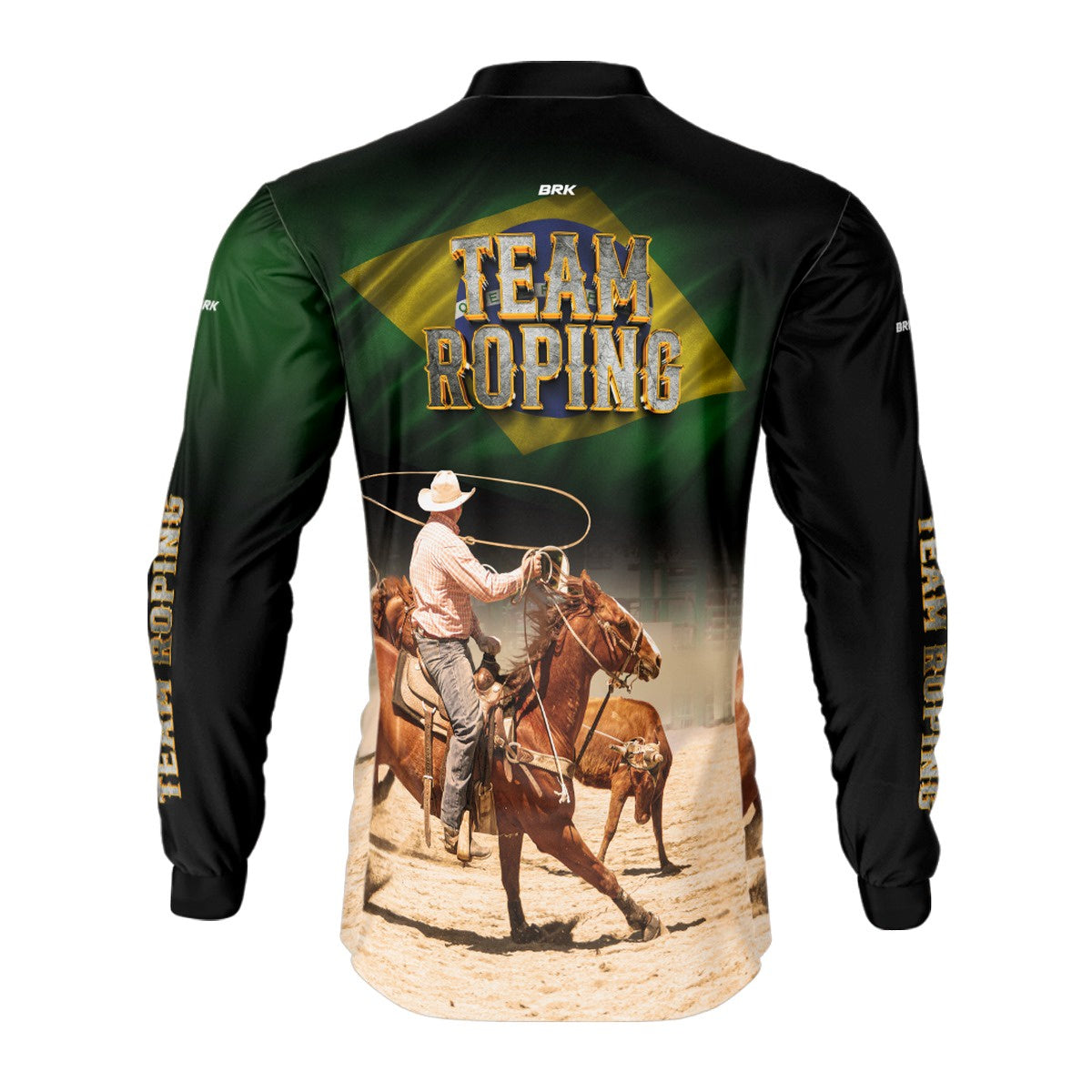 Camisa Agro Brk Team Roping BR Proteção UV50+ - BRK AGRO