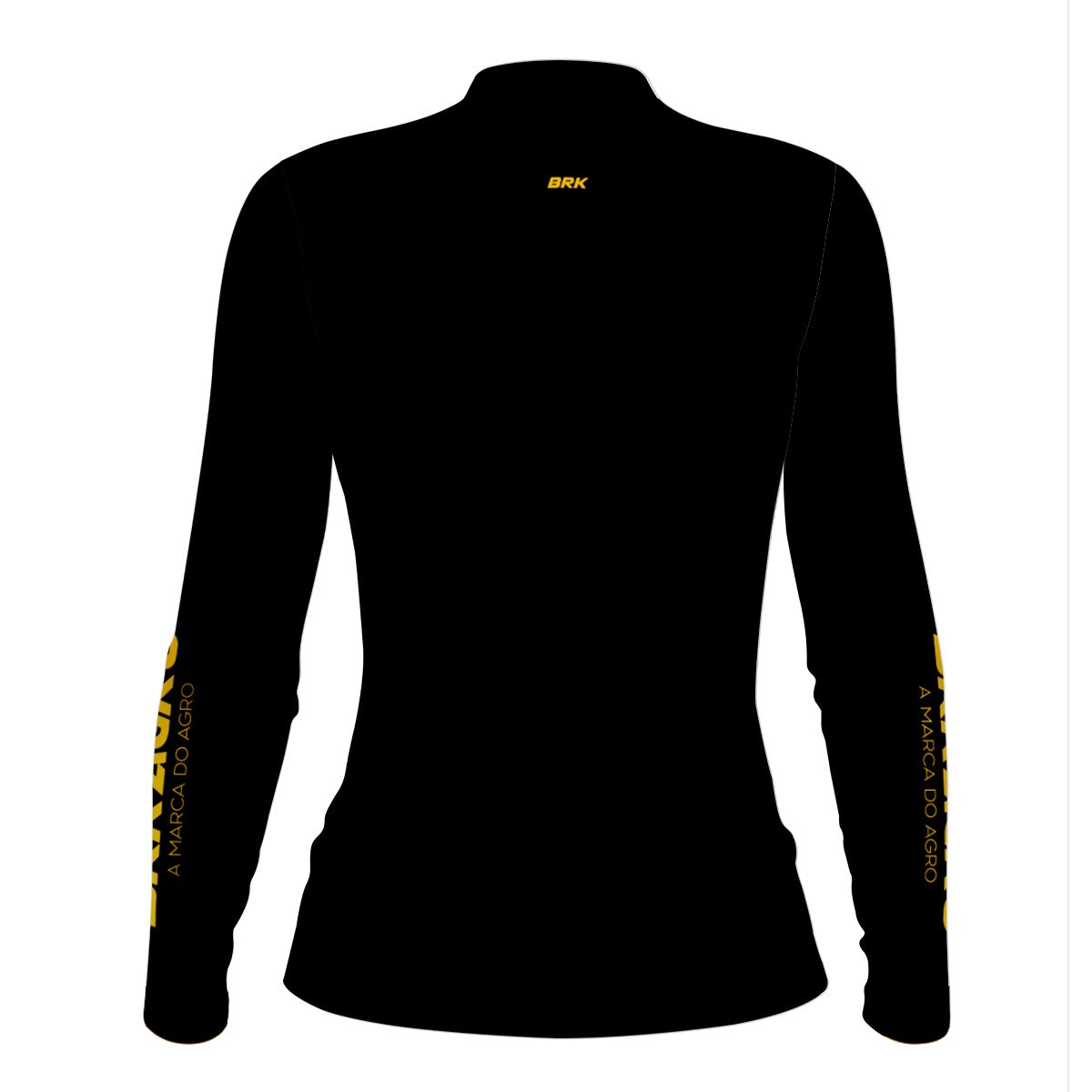 Camisa Feminina Agro Brk Clean Preta com Proteção Solar UV50+ - Brk Agro