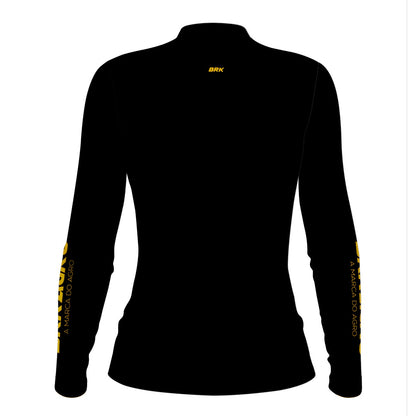 Camisa Feminina Agro Brk Clean Preta com Proteção Solar UV50+ - Brk Agro