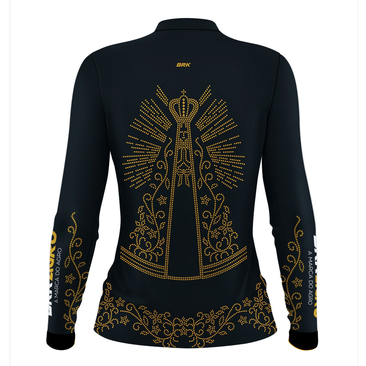 Camisa Agro Brk Feminina Nossa Senhora Strass com Proteção Solar UV50+ - Brk Agro