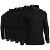 Kit 5 Camisas Básica Preta com Proteção Solar UV50+ - Brk Agro