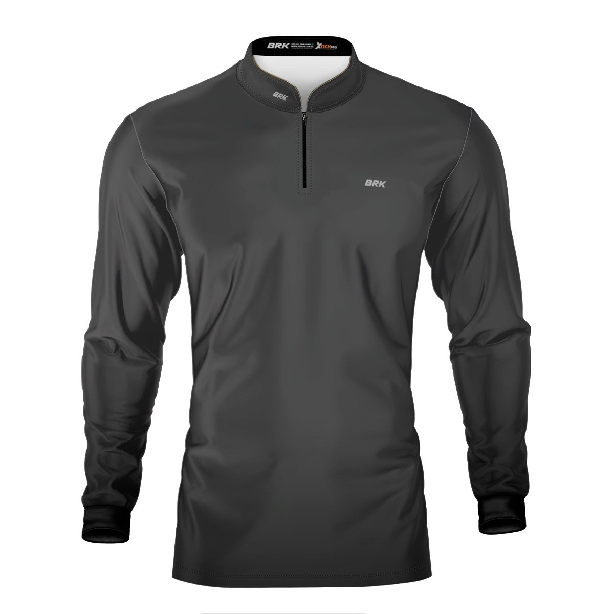 Kit 2 Camisas Básicas Brk Mescla Azul e Cinza com Proteção UV50+ - Brk Agro