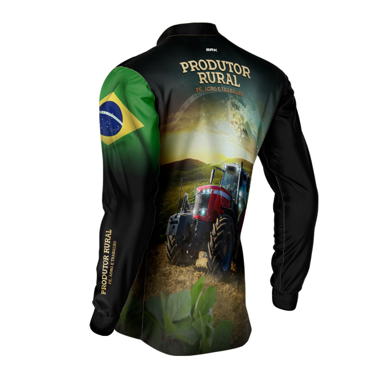 Kit 3 Camisas Produtor Rural com Proteção Solar UV50+ - Brk Agro