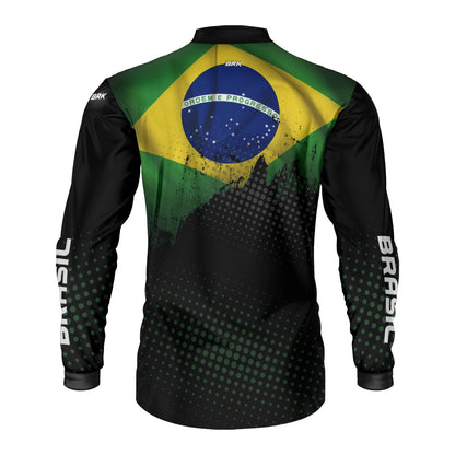 Kit Casal Camisas UV50+ Brk Brasil - Brk Agro