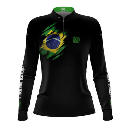 Kit 3 Camisas Tecnico Agrícola com Proteção Solar UV50+ - Brk Agro