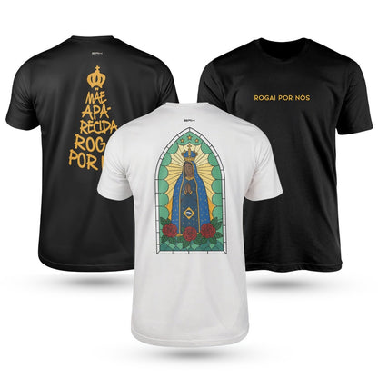 Kit Com 3 Camisetas De Algodão Coleção Nossa Senhora Aparecida - Brk Agro