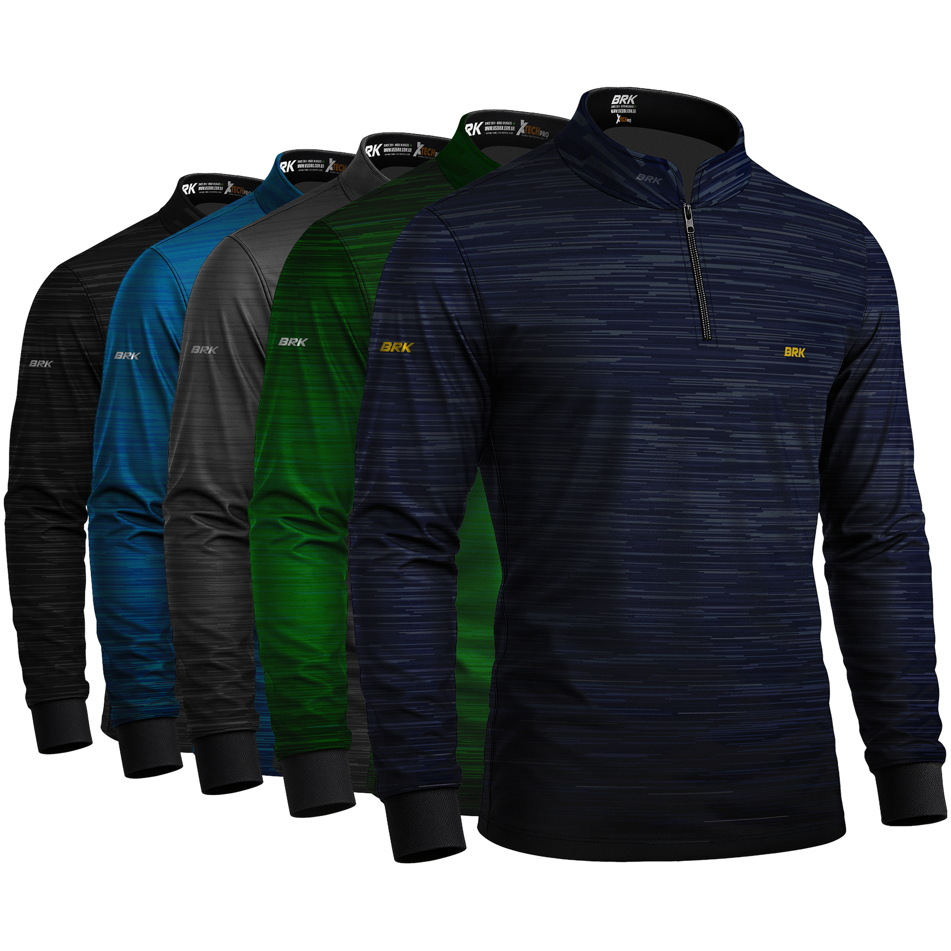 Kit 5 Camisas UV50 Uniforme Mescla Manga Longa - Brk Agro