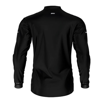 Kit Uniforme 3 Camisas Térmicas com Proteção Solar Preta e Azul - Brk Agro