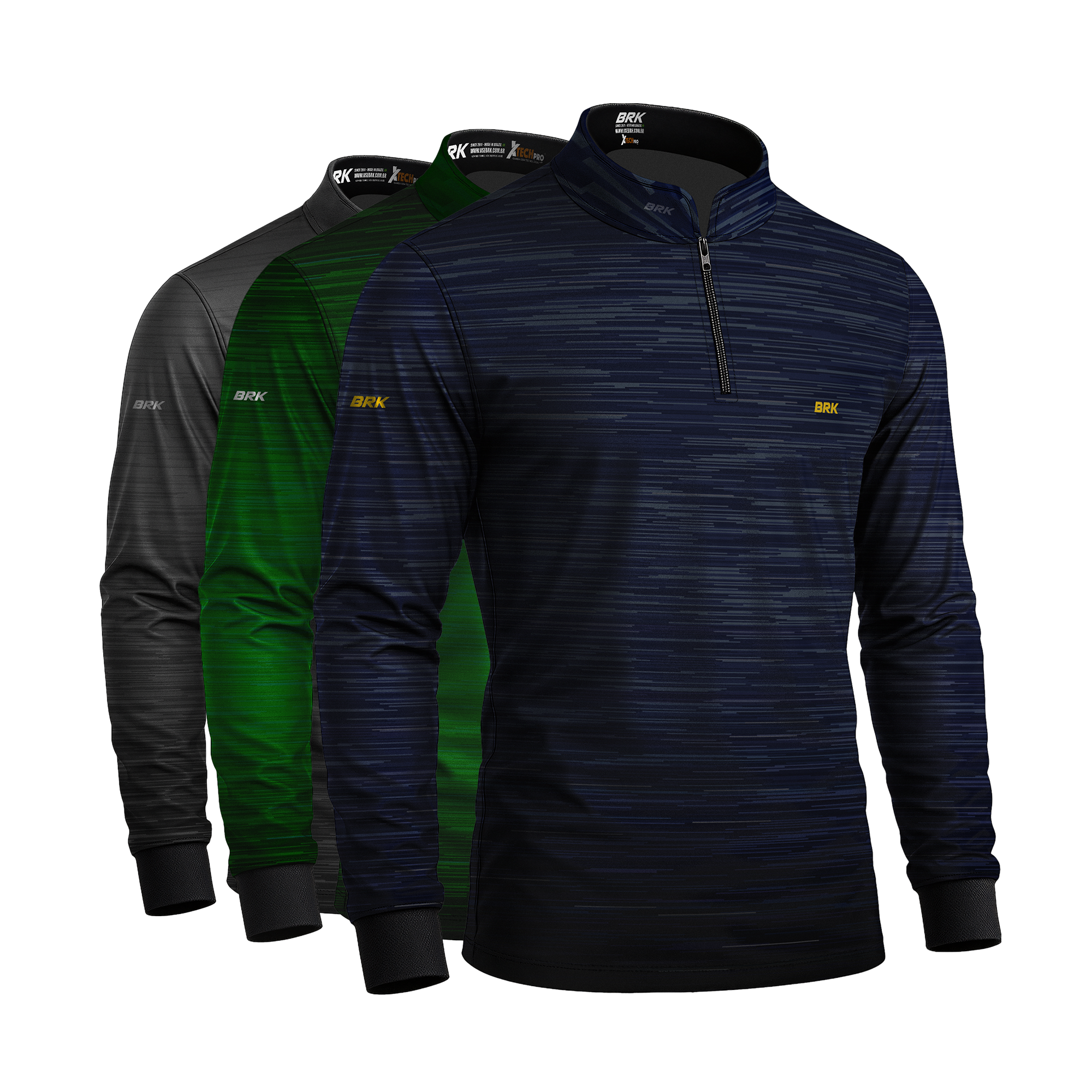 Kit Uniforme 3 Camisas Térmicas Mescla com Proteção Solar - Brk Agro