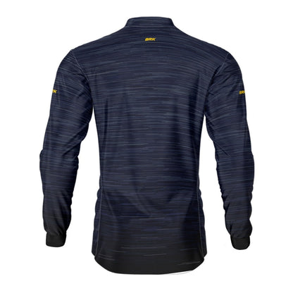 Kit 2 Camisas Básicas Brk Mescla Azul e Cinza com Proteção UV50+ - Brk Agro