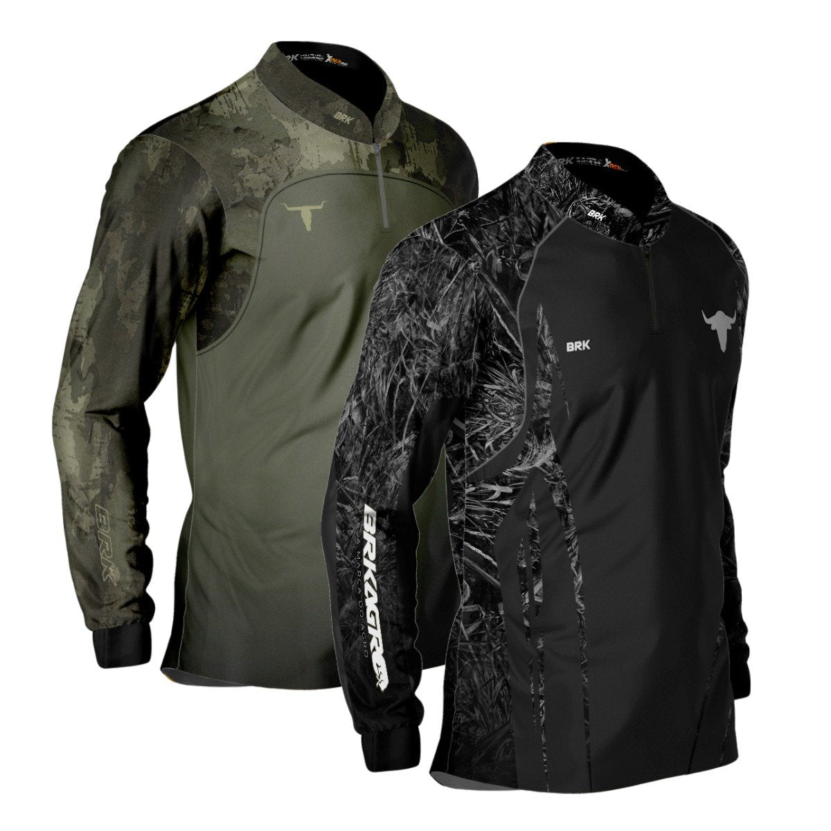 Kit 2 Camisas Básicas Brk Camufladas com Proteção UV50+ - Brk Agro