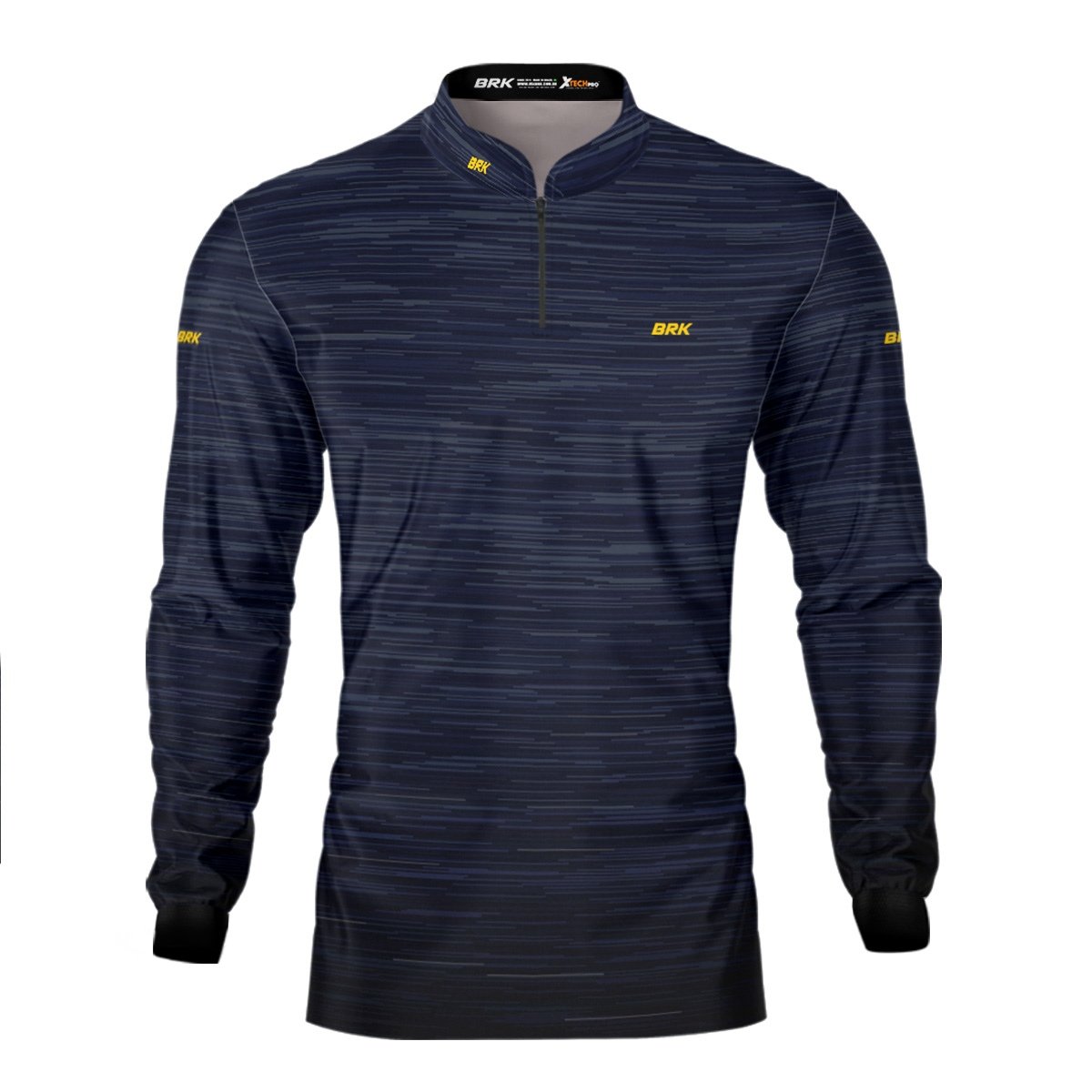 Kit 2 Camisas Básicas Brk Mescla Azul e Cinza com Proteção UV50+ - Brk Agro