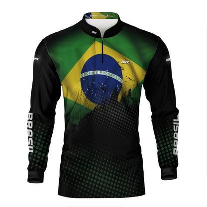 Kit Casal Camisas UV50+ Brk Brasil - Brk Agro