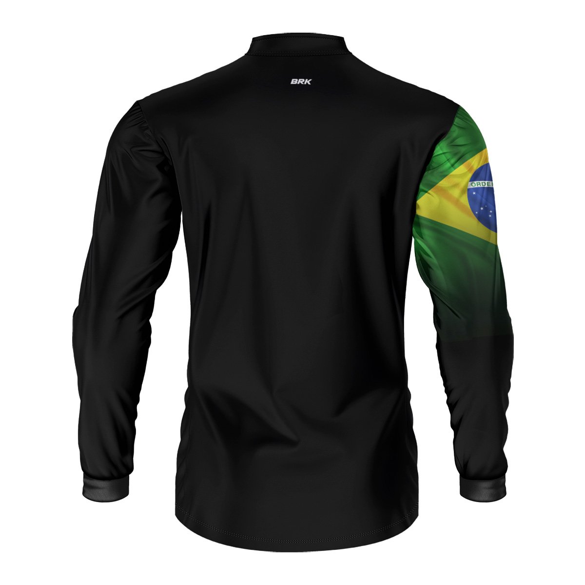 Kit 2 Camisas Básicas Brk Brasil e Preta com Proteção UV50+ - Brk Agro