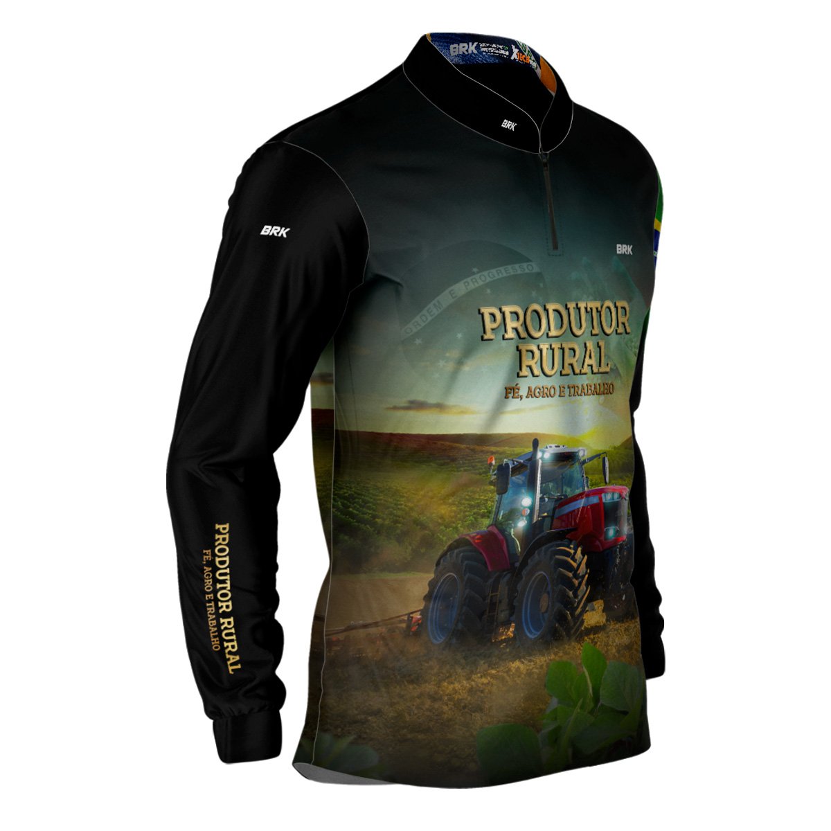 Kit 3 Camisas Produtor Rural com Proteção Solar UV50+ - Brk Agro