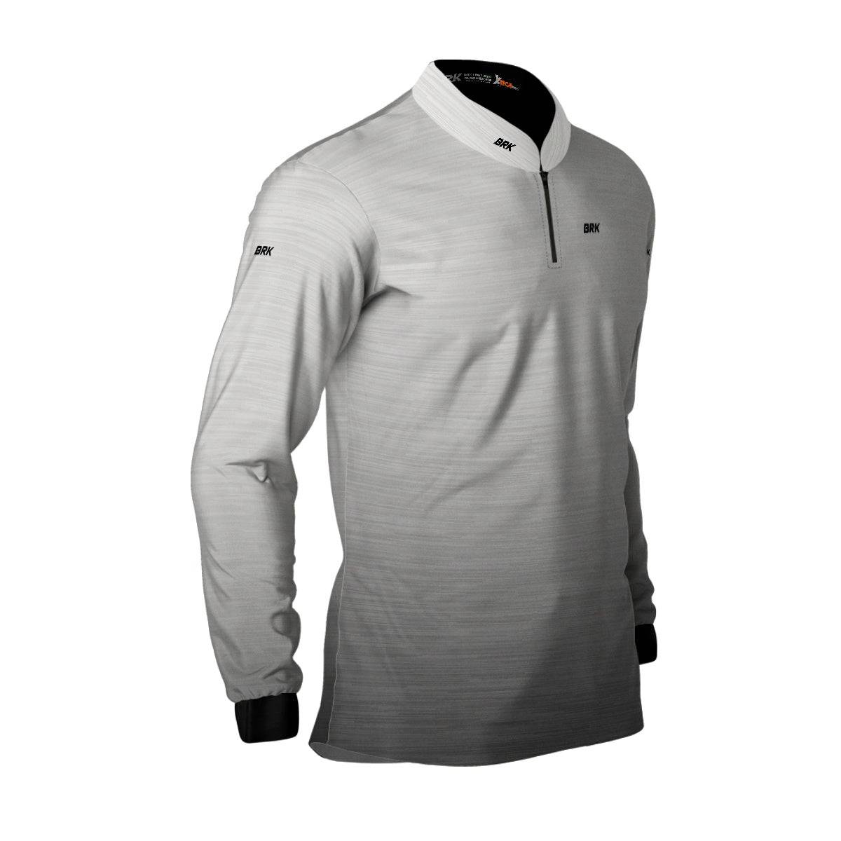 Camisa Masculina Agro Brk Mescla Branca com Proteção Solar UV50+ - Brk Agro