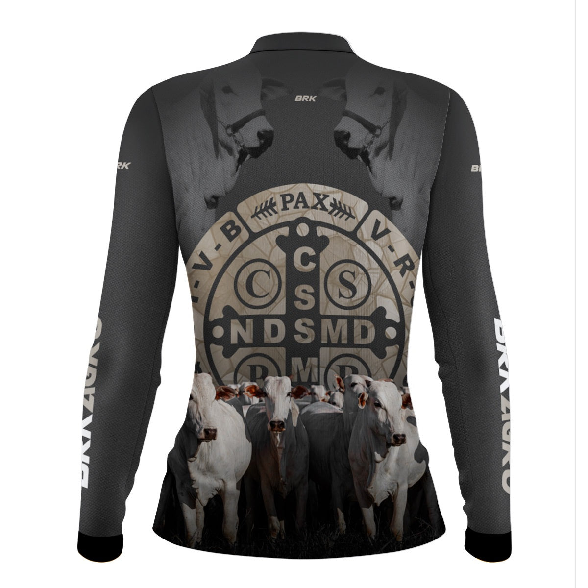 Camisa Feminina Agro Brk Pecuária São Bento com UV50+ - Brk Agro